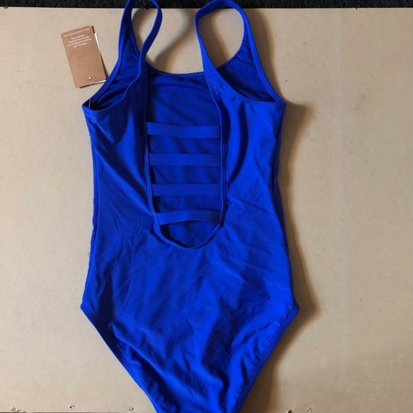 Hobie Girls Blue Onepiece Swimsuit - Picture 5 of 7